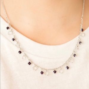Paparazzi dinner party purple necklace